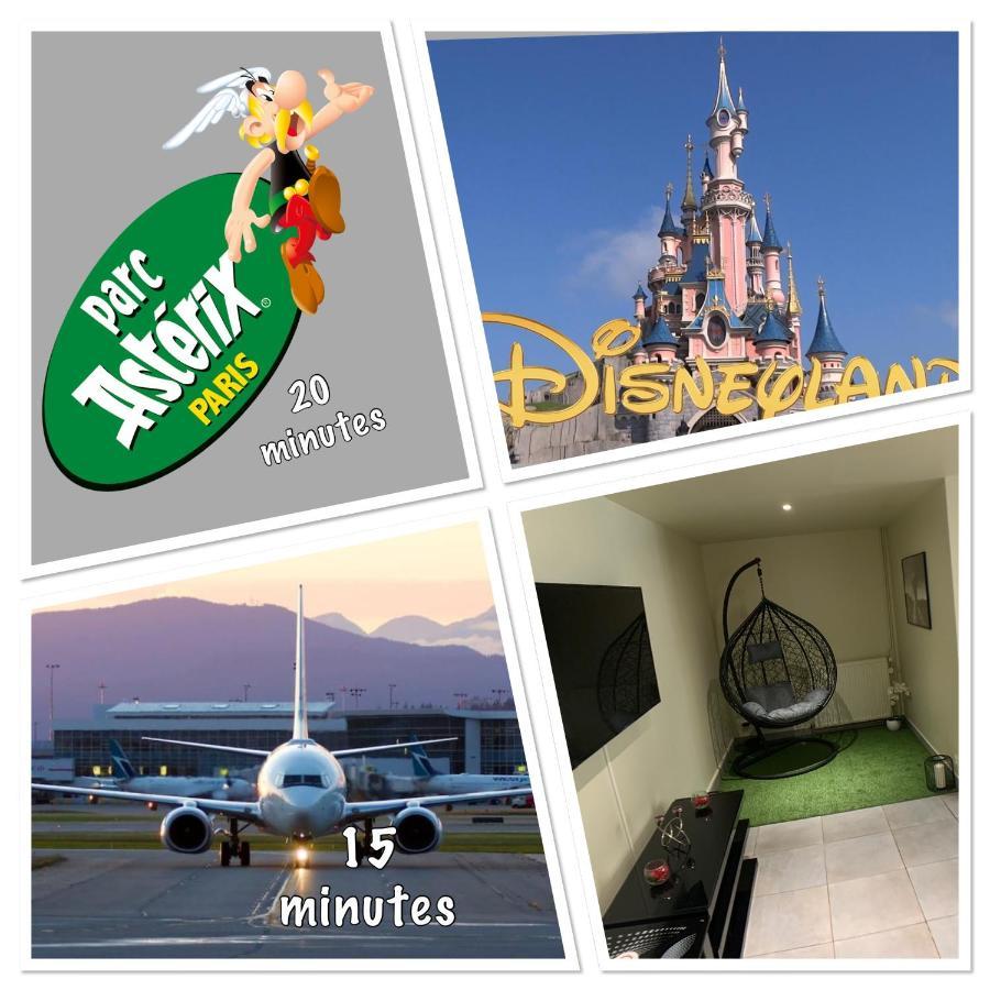 Appartement Cosy Proche Roissy Cdg Asterix Disneyland Paris Goussainville  Eksteriør billede