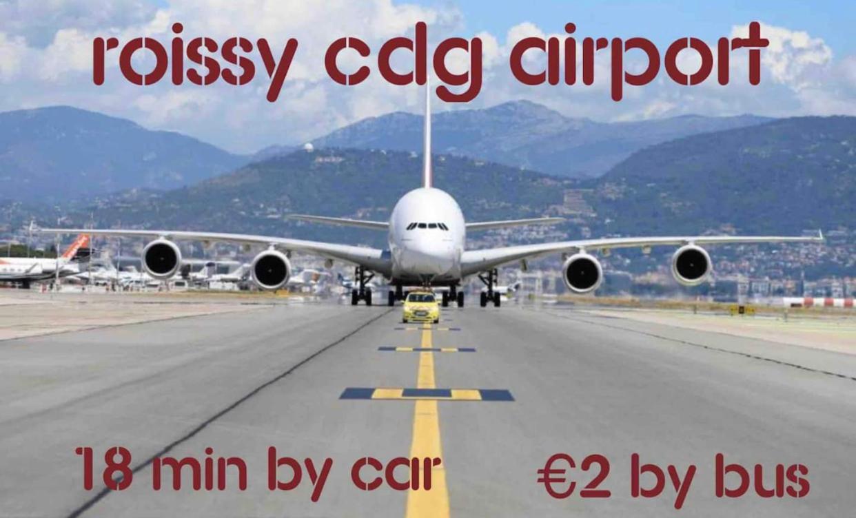 Appartement Cosy Proche Roissy Cdg Asterix Disneyland Paris Goussainville  Eksteriør billede